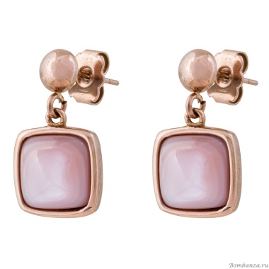 Серьги Fiore Luna, Куб SHELL ROSE